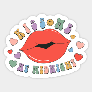 Kiss Me At Midnight Sticker